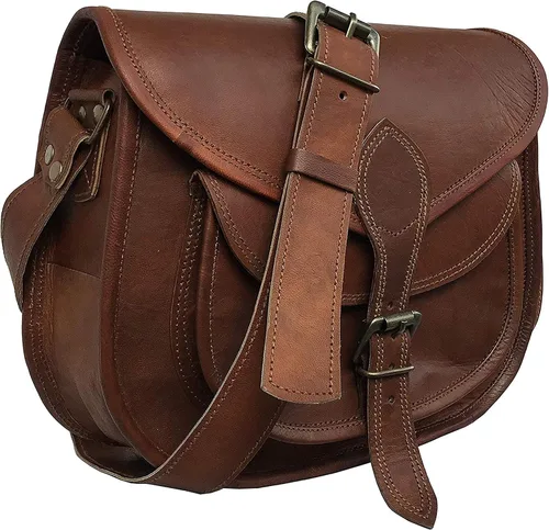 Vista 3 de Bolso de cuero de las mujeres bolso de hombro Crossbody Satchel señoras totalizador viaje monedero cuero genuino