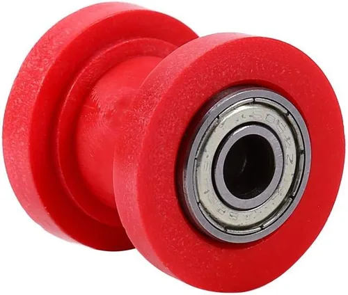 Vista 6 de Keenso Rueda guía tensor de rodillo de cadena de 0.315 pulgadas, guía universal de rueda tensor de cadena de polea para motocicleta, Pit Dirt Mini