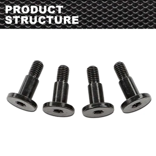 Vista 3 de CNNELL Tornillos de tapa para portón trasero, color negro, 4 unidades, compatibles con F150 2008-2014, excluyendo Flareside/Fit 2005-2015 Ford F250