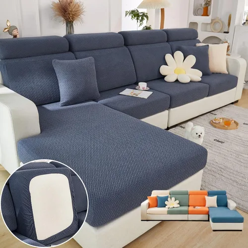 Vista 18 de Fundas para sofá hogar relajantes, Fundas para sofá Hero, Fundas universales para sofá resistentes al desgaste Lavables, Fundas elásticas para sofá