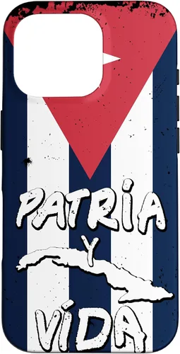Vista 20 de Patria y Vida Cuban Flag Cuba Roots - Carcasa para iPhone 17, color negro
