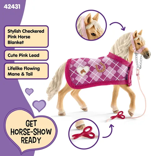 Vista 2 de Schleich Horse Club, juguetes de caballo para niñas y niños, set de creación de moda de caballo de Sofia para niñas y niños de 5 años en adelante