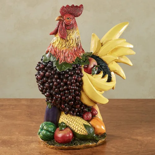 Vista 2 de Touch of Class Escultura de mesa de gallo Medley 12 pulgadas de ancho x 7 pulgadas de profundidad x 15 pulgadas de alto