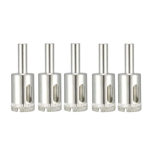 Vista 13 de uxcell Brocas de sierra de agujero recubierto de diamante de 0.433 in para azulejos de cerámica de vidrio mármol roca botellas de porcelana ollas