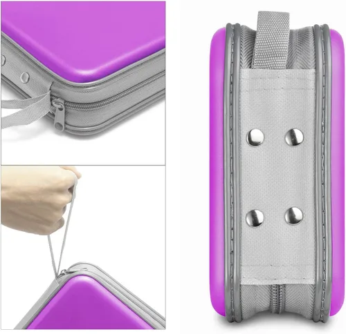 Vista 3 de Siveit Funda para CD, capacidad para 40 unidades, para CD/DVD, cartera, de plástico duro, DVD, carpetas de almacenamiento para automóvil, hogar