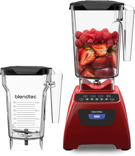 Vista 6 de Licuadora Blendtec C575A2321A-AMAZON Classic 575 con jarras Wild Side+ y Four Side, Caribe, Negro