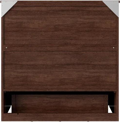 Vista 18 de AFI, Northfield Murphy Bed - Baúl de cama Twin XL con colchón de 6", cajón de almacenamiento y cargador USB integrado, ámbar quemado Amarillo ámbar