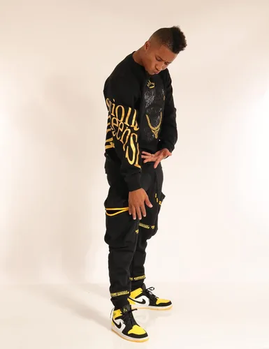 Vista 2 de SCREENSHOT Urban NYC Graffiti Hip Hop - Sudadera de forro polar con cuello redondo para hombre