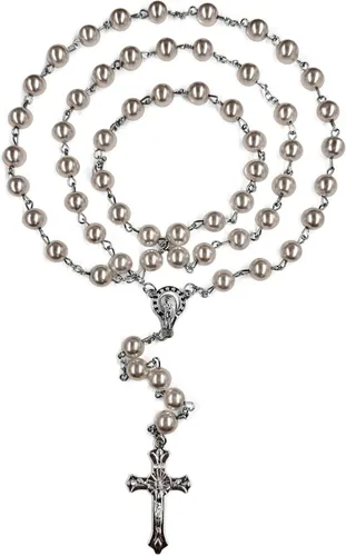 Vista 20 de First Communion Rosarys for Girls and Boys, RosaryBeads Catholic for Men, Women, Rosary Necklace as Gifts for Mother, Grandmother, Elders