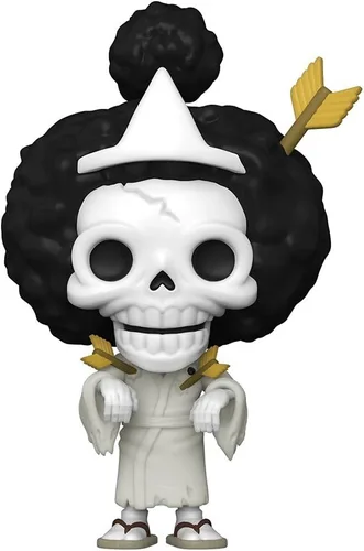 Vista 6 de POP One Piece - Brook [Bonekichi] Funko Pop! Figura de vinilo (paquete con funda protectora compatible con caja Pop Box), multicolor, 3.75 pulgadas