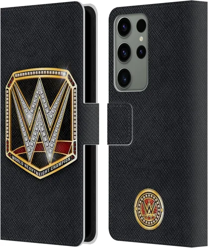 Vista 87 de Head Case Designs Officially Licensed WWE Cruiserweight Champion Title Belts Leather Wallet Case Compatible with Samsung Galaxy A07 4G Campeón