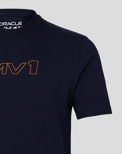 Vista 4 de Camiseta Red Bull Racing F1 Max Verstappen Driver, Azul