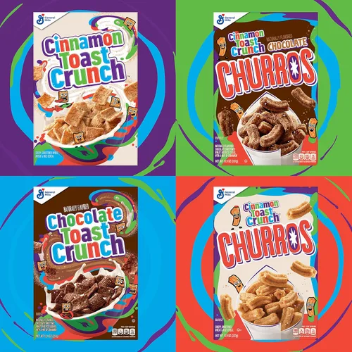 Vista 8 de Cinnamon Toast Crunch Taza de cereales para desayuno, cereal de una sola porción, 2 onzas (paquete de 12) 22g Whole Grain, No High-Fructose Corn