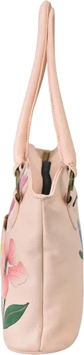 Vista 5 de Anna by Anuschka Women's Hand-Painted Leather Wide Tote