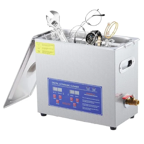 Vista 8 de 3.2L Digital Ultrasonic Cleaner with Heater 40kHz & 120W Cleaning System Timer Control for Jewelry, Glasses, Watches