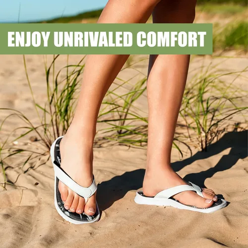Vista 5 de NORTY - Sandalias con plantilla de espuma viscoelástica para mujer - Playa, Piscina, Ducha - 1 talla pequeña