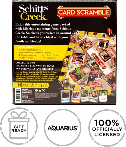 Vista 6 de AQUARIUS Schitt's Creek Card Scramble - Divertido juego de fiesta familiar para niños, adolescentes y adultos, regalo entretenido de noche