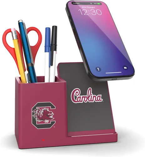 Vista 32 de SOAR NCAA - Soporte de carga inalámbrico unisex para teléfono celular y organizador de escritorio Color del