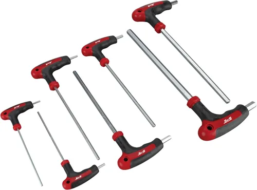 Vista 10 de Performance Tool W80274 Juego de 10 piezas de llaves Allen SAE con mango en T, Juego de llaves hexagonales de brazo largo