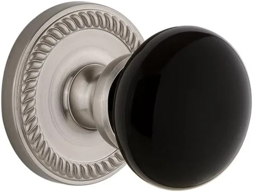 Vista 7 de Grandeur Hardware 853005 Newport Roseta con perilla Coventry, privacidad, tamaño del fondo: 2.375 pulgadas, peltre antiguo