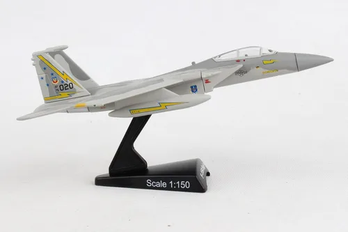Vista 4 de Daron Sello Postal F-15 Eagle 5th Fighter Interceptor Sqn. Escala 1/150, gris, unisex, gris adulto