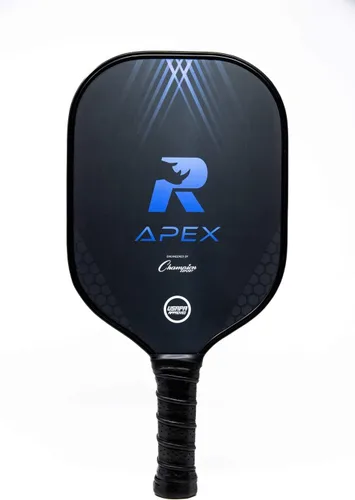 Vista 9 de Champion Sports - Palas de pickleball de rinoceronte: palas de pickleball para interiores o exteriores en madera, aluminio, fibra de vidrio, Borde