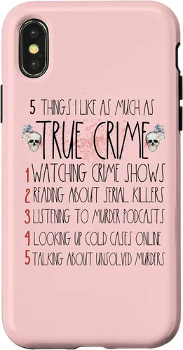 Vista 5 de Funda para iPhone 13 Pro Max Serial Killer I Like True Crime For Women True Crime Lover
