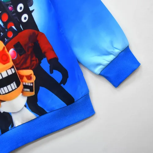 Vista 6 de CYWHFRTO Sudadera con capucha para niños de 5 a 12 años
