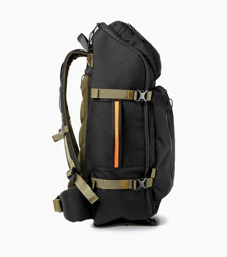 Vista 5 de Roark 5 Day Mule 55L Mochila de viaje de senderismo para hombre Negro