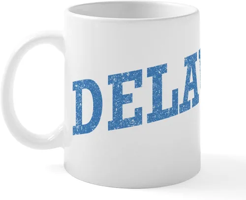 Vista 34 de CafePress Delaware (DE) Euro Mug Taza de café de cerámica de 11 oz (11.0 fl oz)