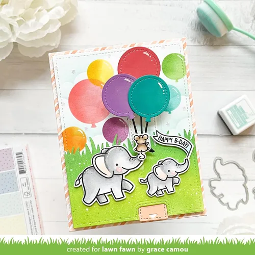 Vista 4 de LAWN FAWN n Pop Pull Tab Cortes de césped Personalizado Craft Die