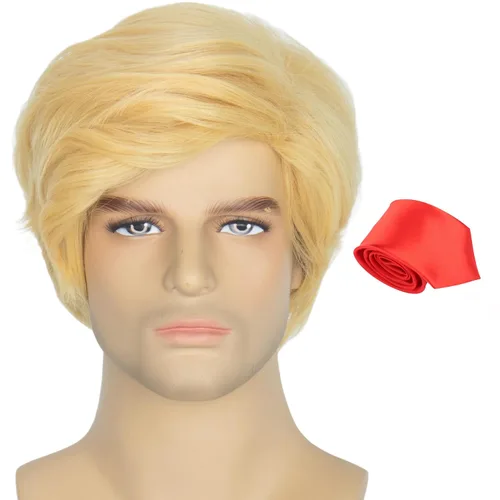 Vista 9 de Yan Dream Peluca rizada negra para hombre, peluca de pelo corto para Negro