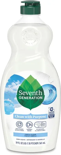 Vista 13 de Seventh Generation Jabón Líquido para Platos Ralladura de Clementina Hierba Limón Jabón Líquido Lavavajillas 19 oz