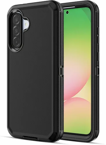 Vista 11 de Jiunai Funda para Samsung A16, a prueba de golpes, antipolvo, protección resistente, de doble capa, borde elevado, para exteriores, híbrida