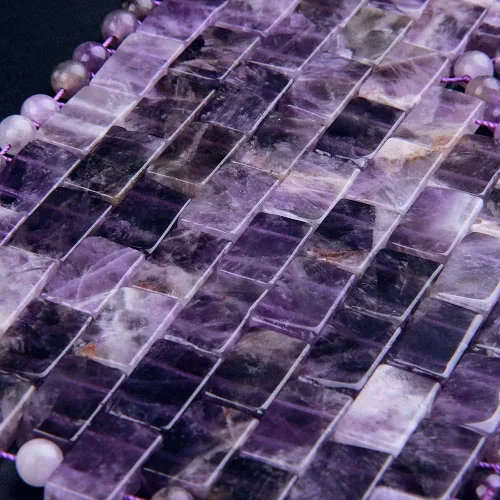 Vista 5 de Máscara de sueño de jade de piedras preciosas naturales, máscara de ojo de amatista, antienvejecimiento caliente o frío con máscara de ojos de piedra