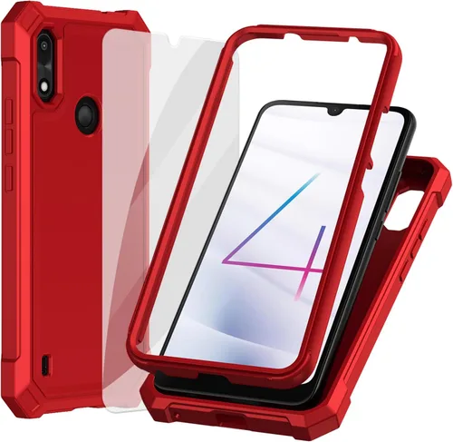 Vista 10 de Ailiber Funda para teléfono Gabb Phone4, funda Gabb Phone 4 con protector de pantalla, protección de doble capa, parachoques de TPU en esquina a