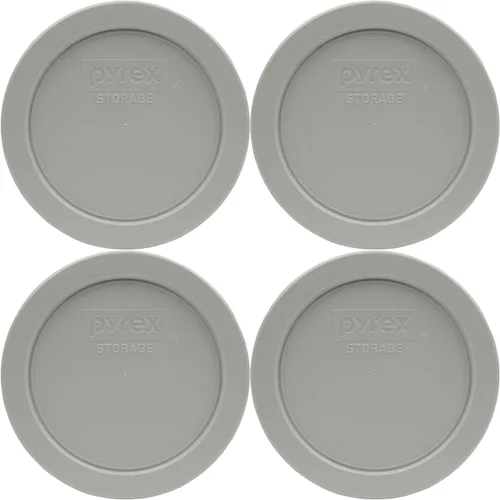 Vista 7 de Pyrex Tapa de repuesto para almacenamiento de alimentos gris azabache de 7200 unidades, 2 tazas, fabricada en Estados Unidos