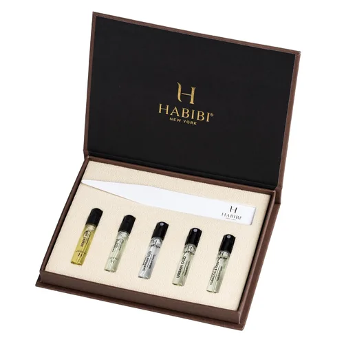 Vista 3 de H HABIBI Oud - Juego de muestras de perfume para hombre, 10 x 0.1 fl oz