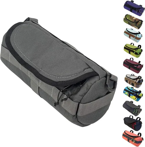 Vista 12 de Bolsa para manillar (Bikeday Cake) Capacidad de 2 litros Amplia bolsa para bicicleta con 2 correas de hebilla extra largas y 1 correa de gancho