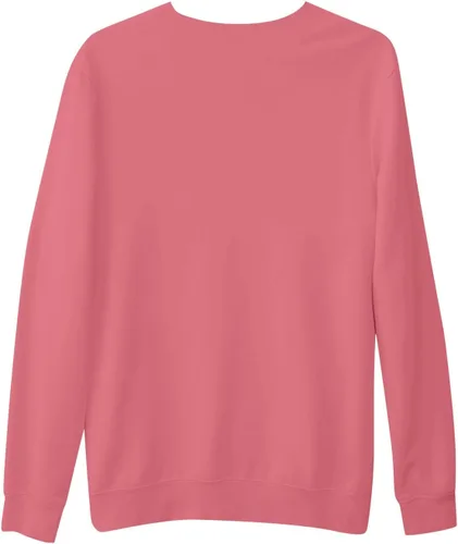Vista 4 de Sudaderas para el día de San Valentín para mujer, cálidas, suaves, con forro polar, con estampado de corazón, cuello redondo, manga larga