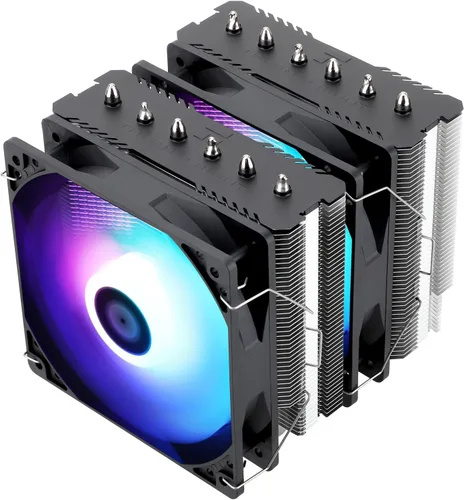 Vista 8 de Enfriador de CPU Thermalright Peerless Assassin 120 SE, 6 tubos de calor tecnología AGHP, ventiladores PWM duales de 120 mm, velocidad de 1550 RPM