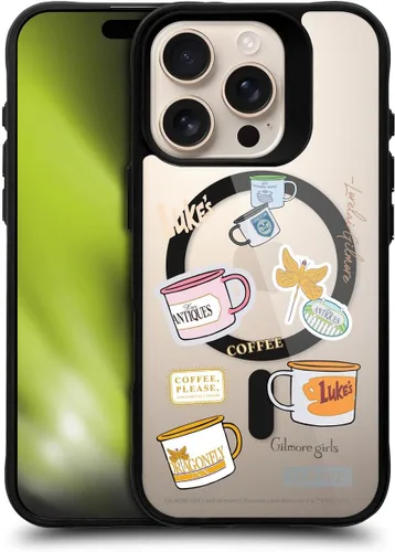 Vista 76 de Head Case Designs Gilmore - Funda negra a prueba de golpes con diseño de dibujos animados para niñas con licencia