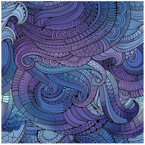 Vista 23 de Mantel cuadrado bohemio, patrón geométrico floral ornamental, ideal para restaurantes, cocinas, bodas, fiestas, etc. Lavable a máquina, 36 x 36 Azul