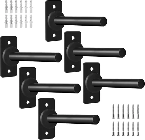 Vista 13 de EVERYMATE Soporte para placas de peso, soporte de placa de peso de montaje en pared para placas de parachoques, capacidad máxima de peso de 330