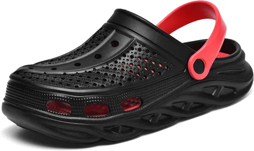 Vista 9 de Zuecos con forro de piel para mujer y hombre, pantuflas cálidas y mullidas, zapatos de jardín de invierno, sandalias para interiores y exteriores