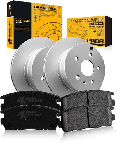 Vista 9 de TOVASTY Kit de freno trasero E-Coated para Honda Civic 2006-2015