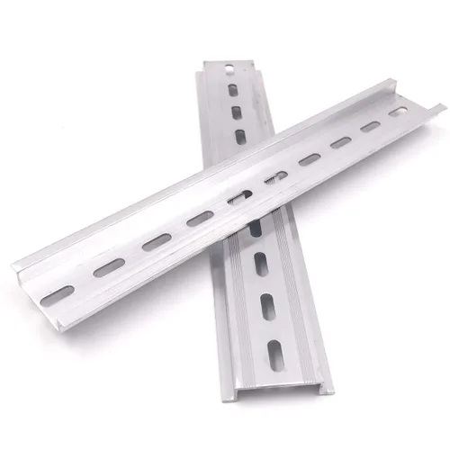 Vista 4 de Erayco 20 piezas de riel DIN ranurado de aluminio RoHS 7.5 "pulgadas de largo 1.378 in de ancho 0.295 in de alto
