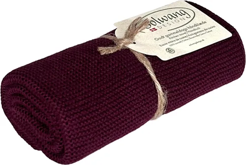 Vista 18 de Solwang 100% algodón orgánico certificado fabricado en la India Toalla de cocina/mano de diseño danés (verde ártico orgánico)