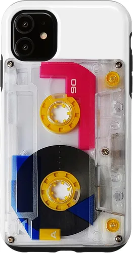 Vista 8 de iPhone 12/12 Pro Vintage Cassette Tape Retro 80s 90s Music Mixtape Case