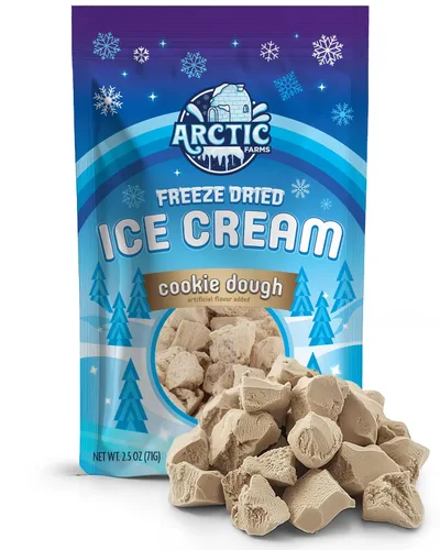 Vista 33 de Arctic Farms Trozos de Helado Liofilizado Empaquetados y en Caja - No se Derrite (1 libra, S'mores)